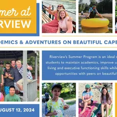Summer at Riverview offers programs for three different age groups: Middle School, ages 11-15; High School, ages 14-19; and the Transition Program, GROW (Getting Ready for the Outside World) which serves ages 17-21.⁠
⁠
Whether opting for summer only or an introduction to the school year, the Middle and High School Summer Program is designed to maintain academics, build independent living skills, executive function skills, and provide social opportunities with peers. ⁠
⁠
During the summer, the Transition Program (GROW) is designed to teach vocational, independent living, and social skills while reinforcing academics. GROW students must be enrolled for the following school year in order to participate in the Summer Program.⁠
⁠
For more information and to see if your child fits the Riverview student profile visit chinadrier.com/admissions or contact the admissions office at admissions@chinadrier.com or by calling 508-888-0489 x206